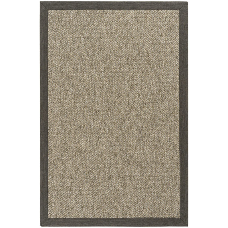 Tapis en sisal Leona Linen Monterey, Tapis de couloir 3 pi 4 po x 9 pi 11 po