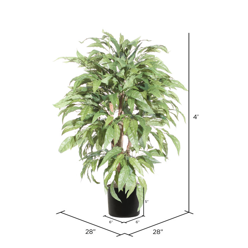 48'' Faux Plant in Pot Liner