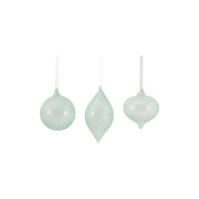 9cm Glass Bauble