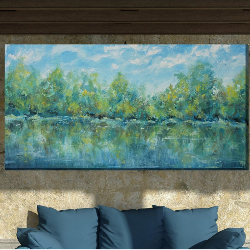 Décoration murale d’extérieur ciel étang Frisch