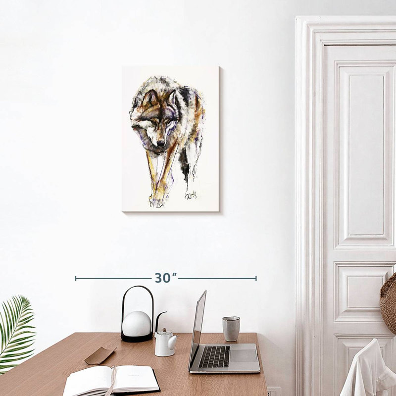 Brampt European Wolf, 24" H x 16" W