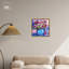 Art floral abstrait sur toile abstraite-104333744-111779748