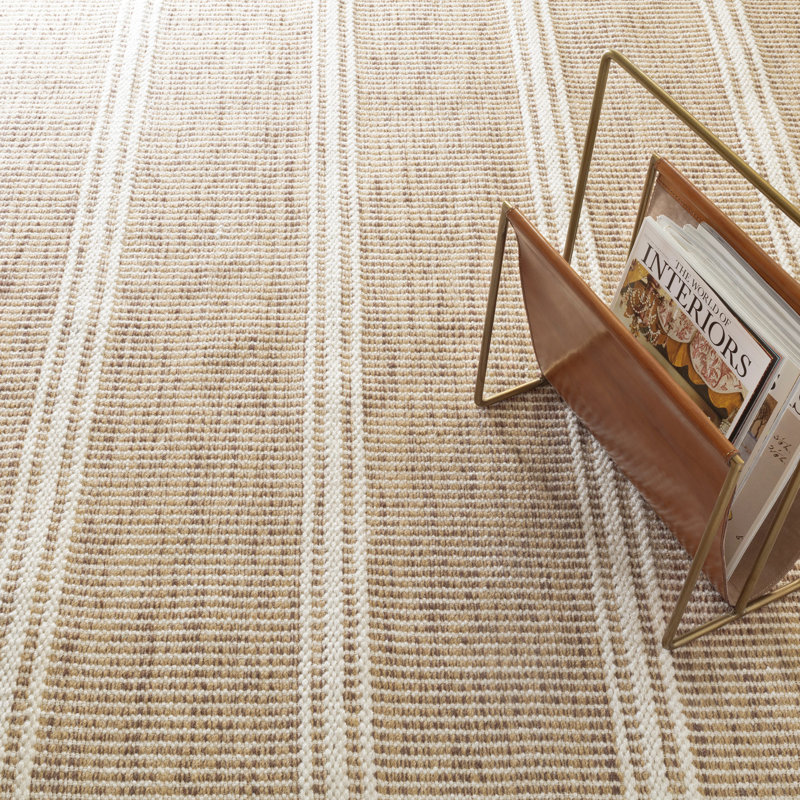 Malta Handwoven Wool Rug, Rectangle 3' x 5', Natural