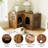 Fayiz Corner Manufactured Wood Hidden Litter Box Enclosure-1310570892
