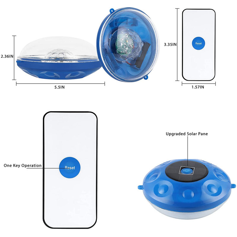 2.36'' Integrated LED Color Changing Outdoor Floating Light