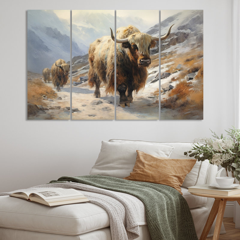 Rustic Animals Wall Decor on Metal