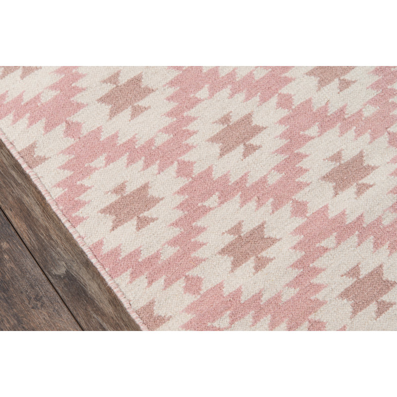 Thompson Wool Geometric Area Rug, Rectangle 5' x 7'6"