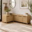 Banc d'angle en L 47,2 po