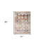 Tapis beige tissé à la machine 5 pi x 7 pi Medallion
