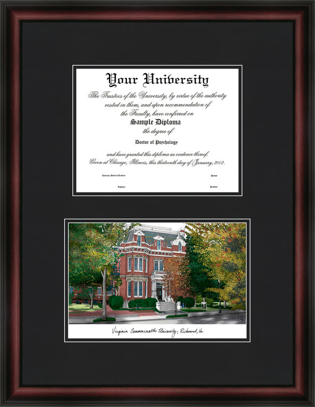 NCAA VCU Rams Diplomate Diploma Frame