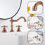 2-handle Bathroom Faucet with Drain Assembly-80451367