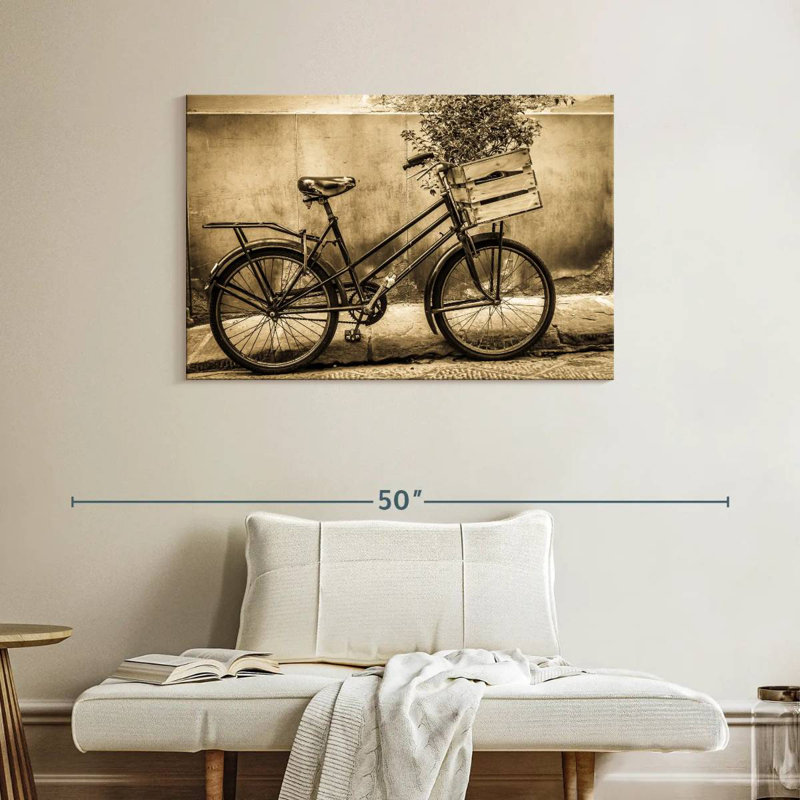 Mehar Vintage Bike, 26" H x 39" W