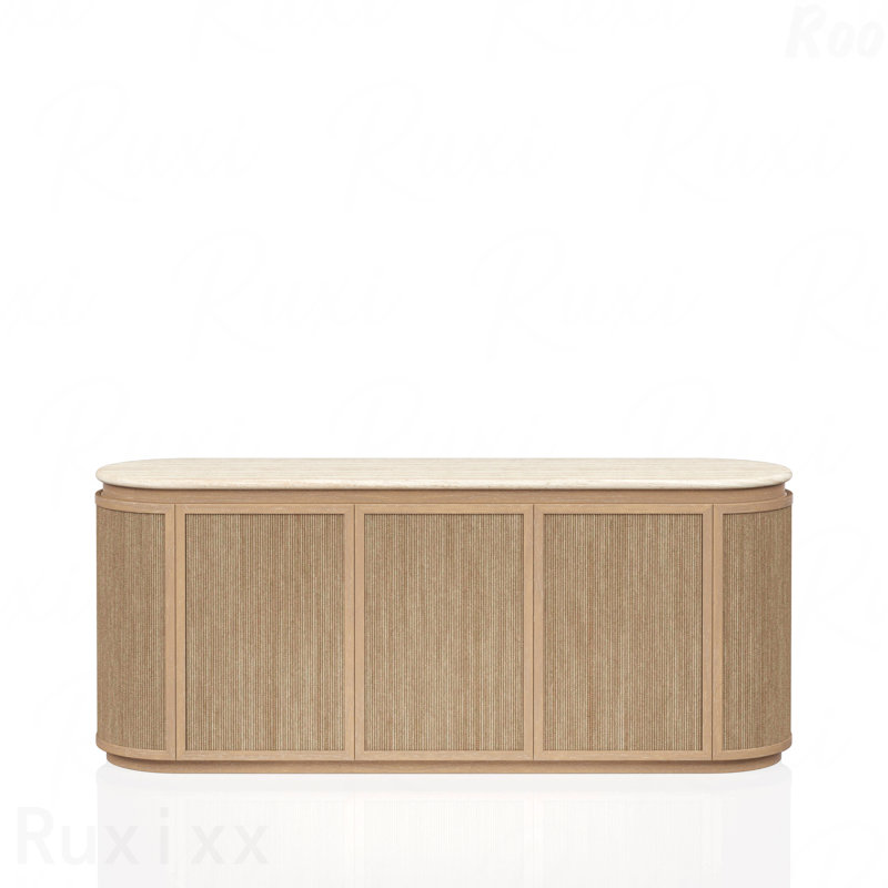 Stone Top & Rope Front Server