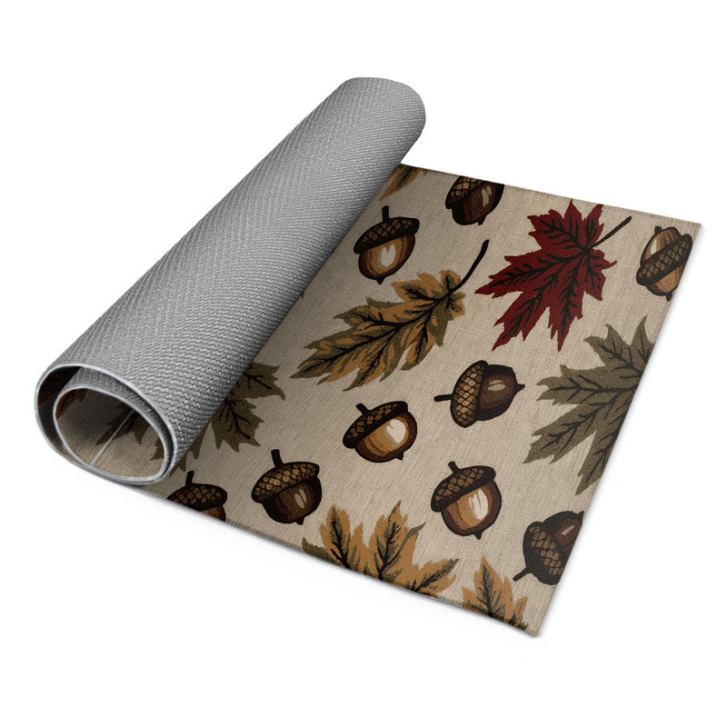 Tapis intérieur et extérieur gris Nature, Rectangle 5 pi x 7 pi