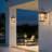 Outdoor Wall Lantern with Clear Seeded Glass, Waterproof Exterior Wall Light-699674655-699674651