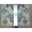 Tapis de style fusion Kazak 2 pi 0 po x 2 pi 9 po Uranian