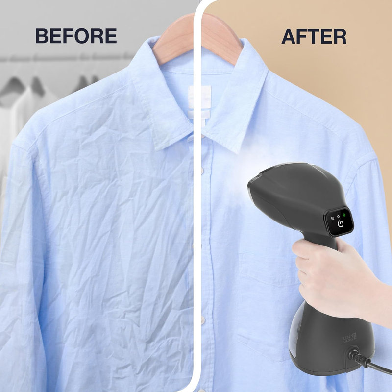 LEBENLANG 1500W Quick Hand Steamer For Clothes With 2 Steam Modes, Black