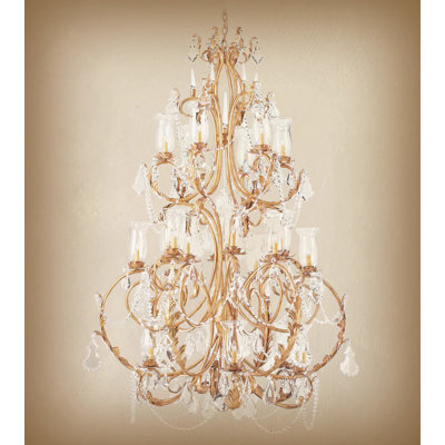 24 - Light Dimmable Classic / Traditional Chandelier