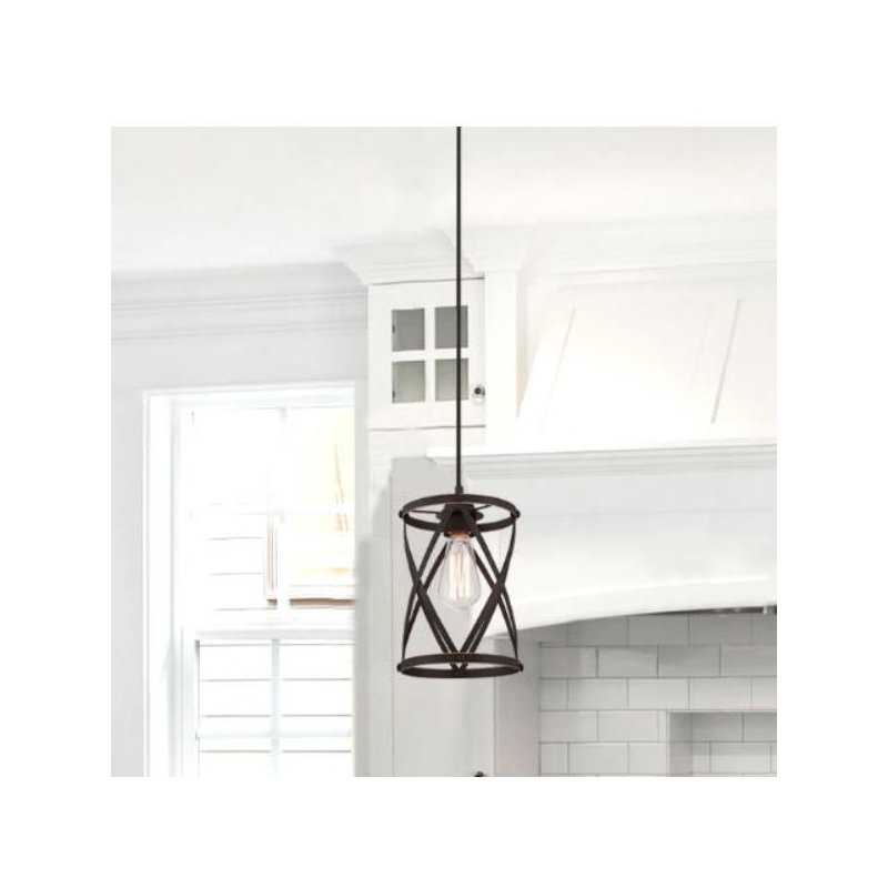 Gingerich 1 - Light Single Pendant, Oil Rubbed Bronze