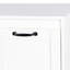 Armoire à lessive avec accès facile et sacs à doublure - Triez les vêtements facilement en blanc à partir de matériaux Hauteur 15,94 largeur du panneau de particules Rangement durable