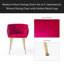 Ensemble de 2 chaises de salle à manger en velours Modern-637997019