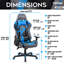 Fauteuil de jeu ergonomique à dossier haut-97810946