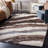 Walida Hi-Lo Shag Performance Abstract Rug-1843790330