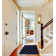 Tapis bleu marine en polypropylène Spiceland