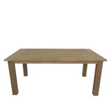 Coastal Teak Outdoor Dining Table