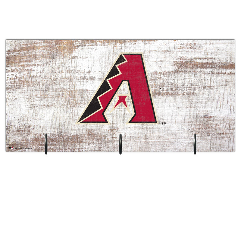 3 - Hook Wall Mounted Coat Rack, Diamondbacks