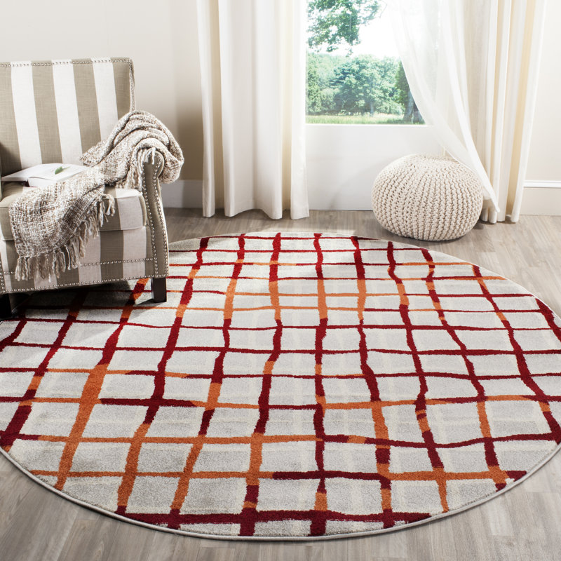 Seto Performance Abstract Rug, Round 7'
