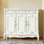 Banc de rangement blanc en bois manufacturé