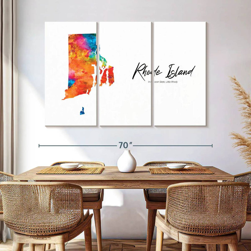 Ocean State Rhode Island Amriel, 42" H x 65" W
