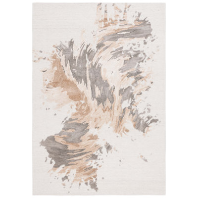 Khamel Hand Tufted Performance Abstract Rug