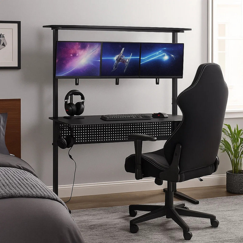 Anijia Solid Wood Computer Desk