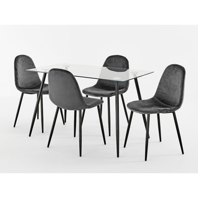 Bodner 4 - Person Dining Set