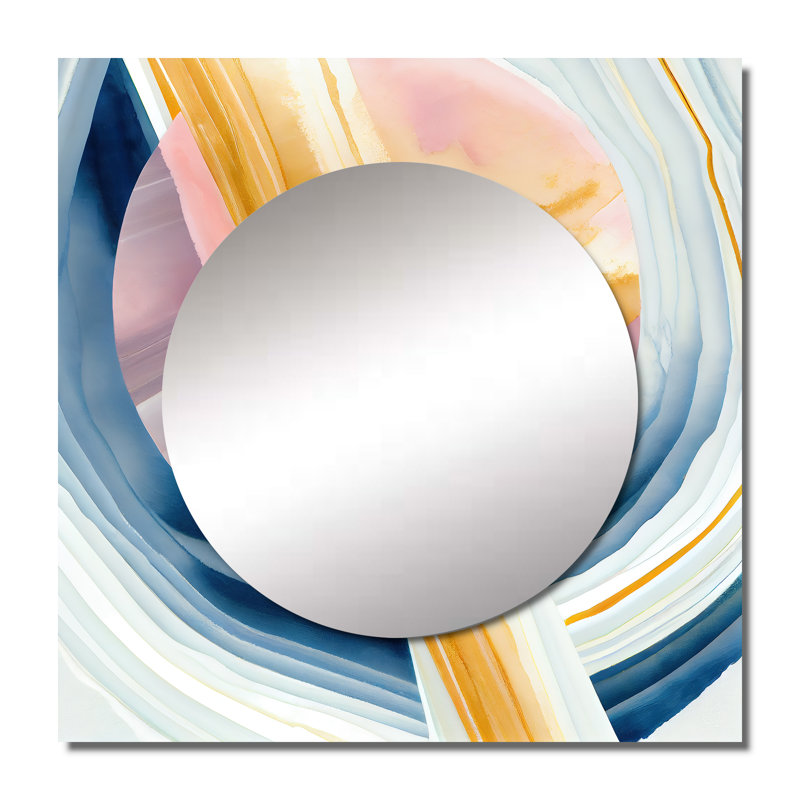 Raymir - Grand miroir carré moderne pour décoration murale, 23 po x 23 po