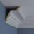 Endurathane Bedford Beaded Crown Moulding, 7 3/8"H x 7 1/4"P x 10 1/4"F x 94 1/2"L, (1 1/2" Repeat), Factory Primed