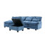 Canapé-lit modulaire en forme de U de 106 po United We Win-788942505