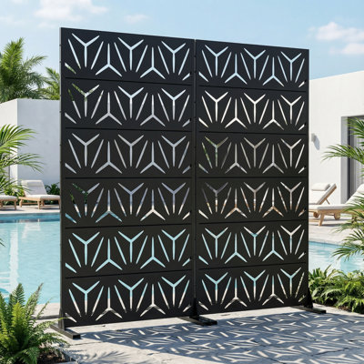 Privacy Metal Screen Fence Panel