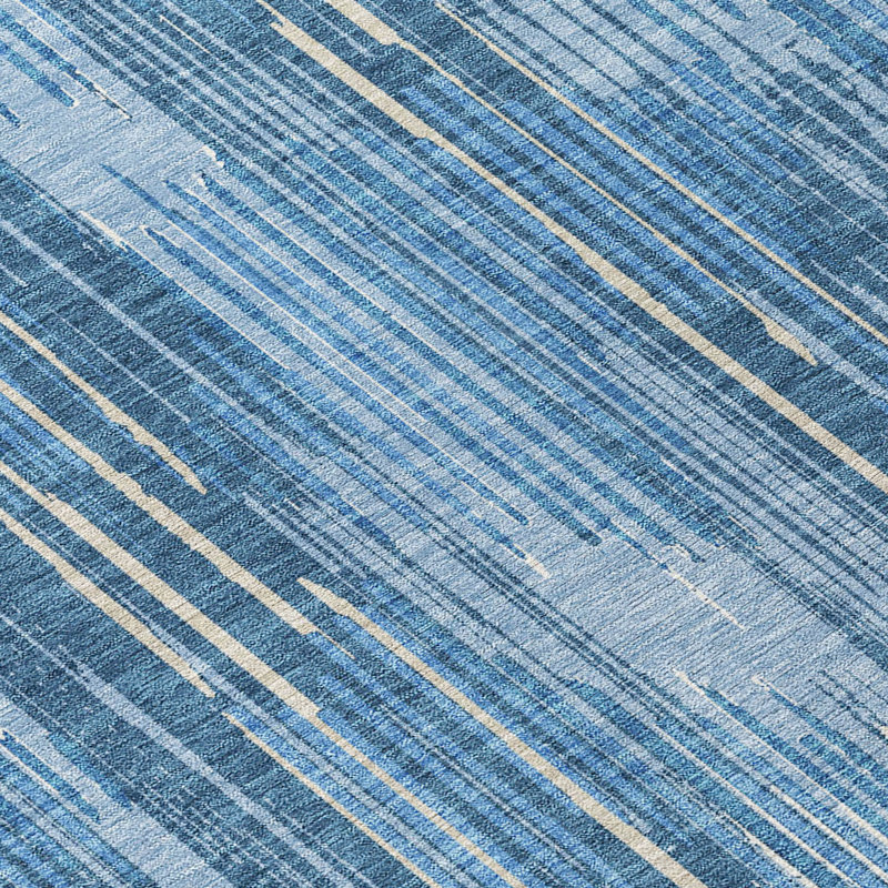 Malek Indoor/Outdoor Area Rug with Non-Slip Backing, Round 8'
