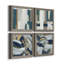 «Close to the Edge I», ensemble de 4 peintures sur toile encadrées-60147971-60147976