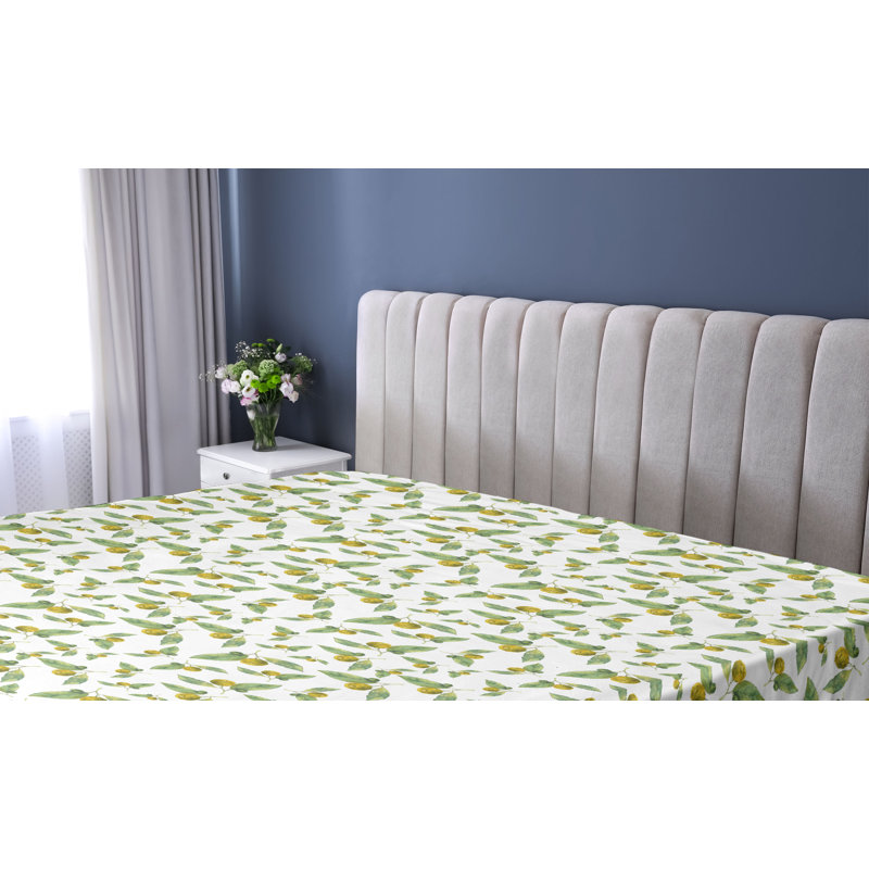 Drap-housse tangerine Ambesonne, California King Fitted Sheet