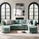 Dayman 6-Piece Modern Storage Convertible Sectional Sofa with End Table