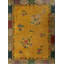 1920s Wool Yellow / Gold Orange Antique Hand Knotted Pile Rectangle Rug