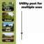 Vidaxl Fence Posts 10 Pcs U-Channel Galvanised Steel-114619013-114619016
