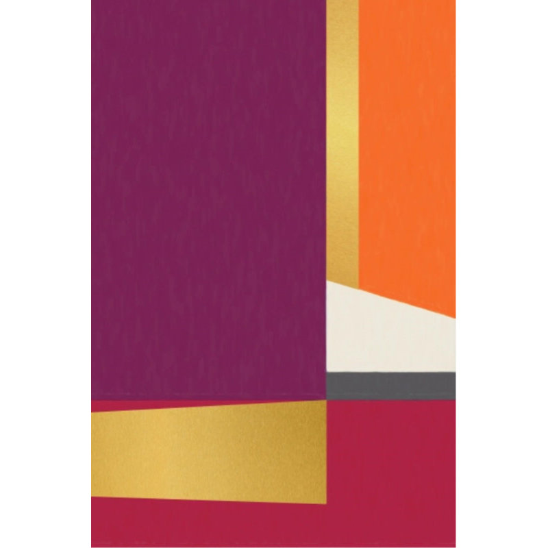 Chromatic Composition II Print by Mari Urasawa, Gild Gold, 60" H x 40" W
