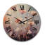 Horloge murale en bois massif Rabess-1179397615