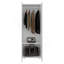Armoire-penderie haute 2 portes Basin, H 66,9 po, blanc