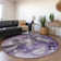 Premium Machine Washable Cerrito AMF518 Purple Rug